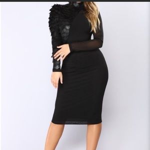 Fashion nova black dress